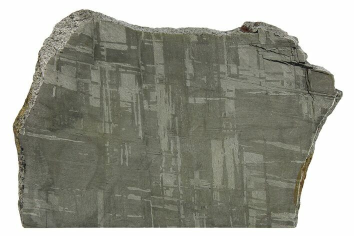 Etched Gibeon Iron Meteorite ( g) Slice - Namibia #272604